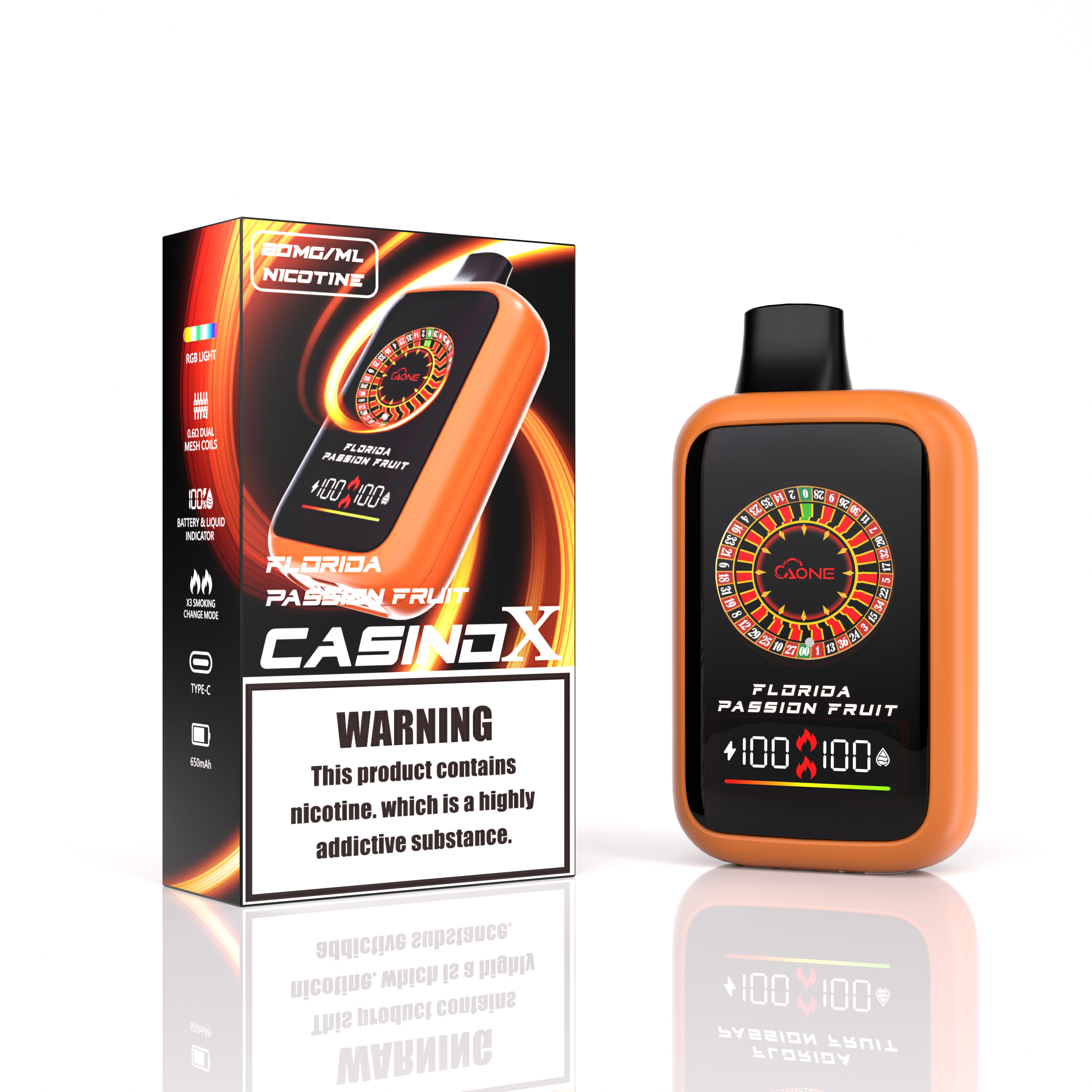AONE VAPE CasinoX 16000口一次性電子煙 高容量持久續航雙倉口味切換 商品圖片 1