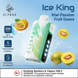 ElfBar Ice King 30k Puffs 拋棄式電子煙 五檔涼度調節 大容量一次性電子煙 1 ElfBar Ice King 30k Puffs 拋棄式電子煙 五檔涼度調節 大容量一次性電子煙 商品圖片 1